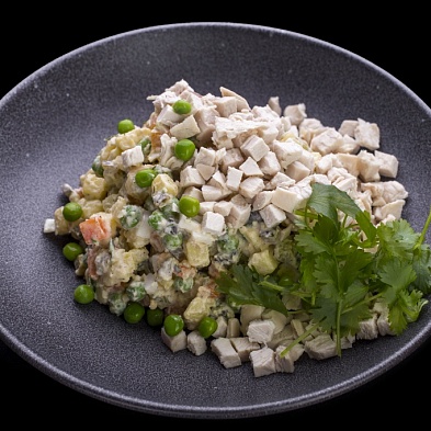 Оливье с курицей