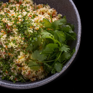 Кус-кус с запечеными овощами